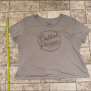 Fifth Sun “Coffee Please” cropped t-shirt